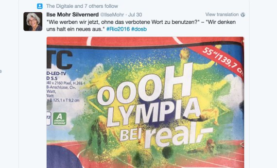 mb-160801-Bildschirmfoto_2016-08-01_um_13 Aus einem Prospekt: So wirbt Real mit den Olympischen Spielen.