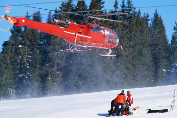 Hoffentlich gut versichert: Rettung aus der Luft