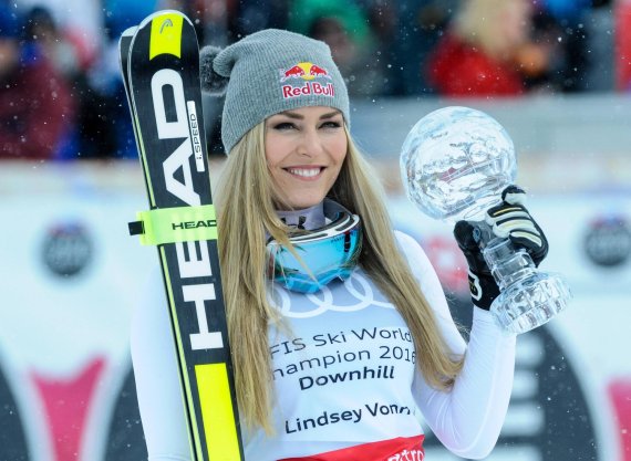 Auch Speed-Königin Lindsey Vonn gehört zum „Rebelsclub“ von Head.