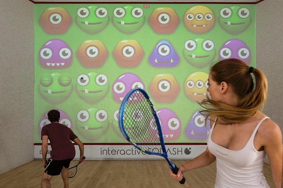 Zocken und Sporteln zugleich: Möglich macht's interactiveSquash.