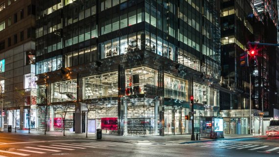 mb-161205-adidas-nyc-flagship-5th-ave-exterior-shot The new Adidas NYC store represents the new self-image of the sports brand from Herzogenaurach.