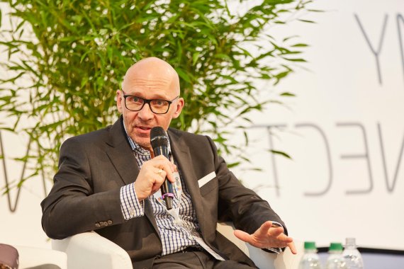 mb-170206-ISPO_Munich_2017_jf_0961 Auch Klaus Dittrich, Hauptgeschäftsführer der Messe München, nahm beim Symposium „Dein Winter. Dein Sport“ teil.