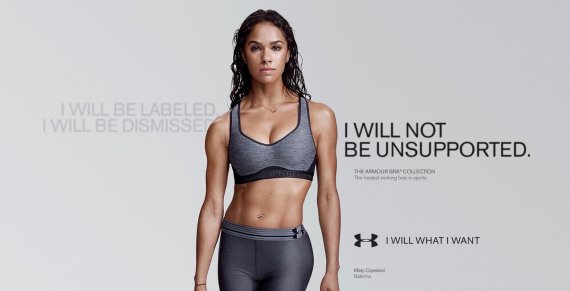 Und Armour's campaign with Misty Copeland