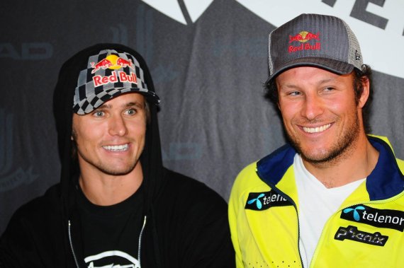 mb-170518-imago08835944h Jon Olsson (l.) und Aksel Lund Svindal kennen sich aus gemeinsamen Tagen im Alpin-Zirkus.