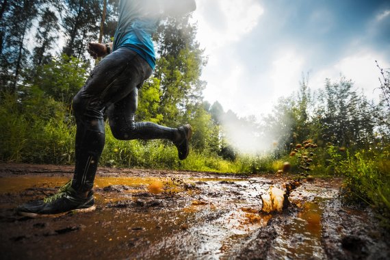 Over hedge and ditch, through mud and sludge: high concentration is important.