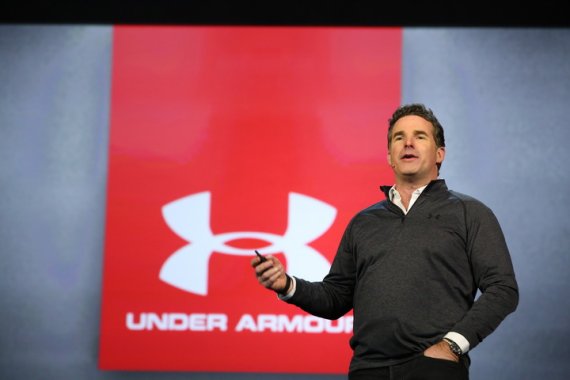 mb-en-underarmred Kevin Plank, Under Armour CEO, explains the strategy of his company.