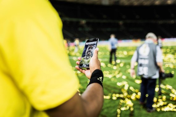 mb-digitalisierung-fussball Pierre-Emerick Aubameyang wäre wohl nur zu gern dabei und würde VR-Content produzieren