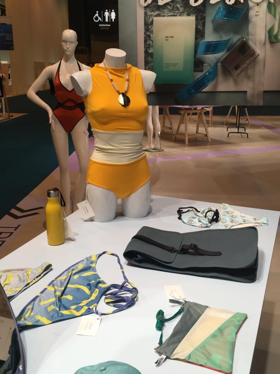 Mymarini high neck swimsuit complete with accessories