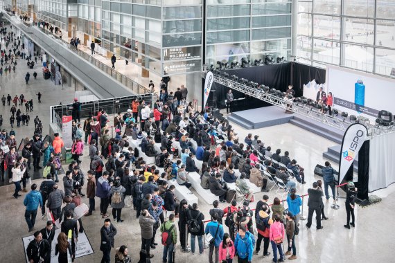 Top view of ISPO Award ceremony Top view of ISPO Award ceremony