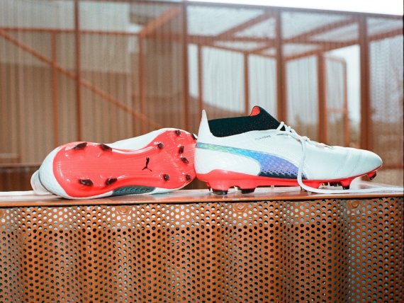 Puma is also successful with football shoes