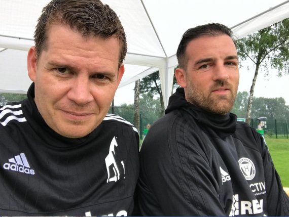 Raphael Brinkert (left) and German former national soccer player Christoph Metzelder are managing directors of Jung von Matt/sports.