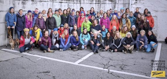 Source: Andrea Gaspar-Klein / EWOS Group photo of the 1st European Women's Outdoor Summit