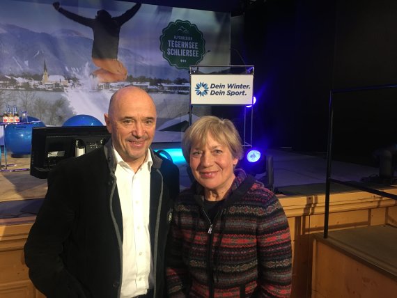 Rosi Mittermaier und Christian Neureuther beim Besuch von „Dein Winter. Dein Sport“ Rosi Mittermaier und Christian Neureuther beim Besuch von „Dein Winter. Dein Sport“
