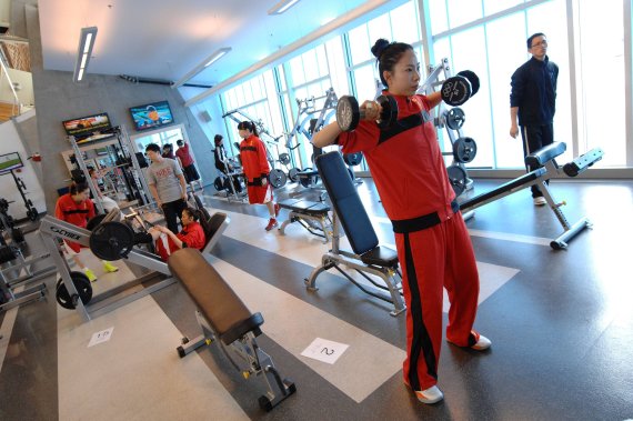 Fitness is getting more and more popular in China