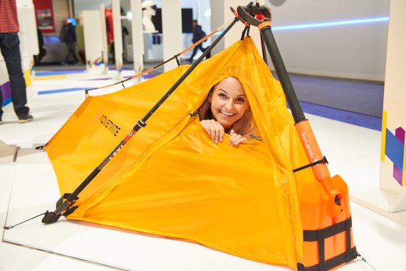 DE-31012018 Trendreport Trendscout MAggy ISPO Award im Advenate Zelt