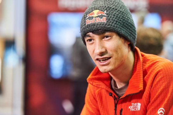 EN-David Lama Interview at ISPO Muncih 2018