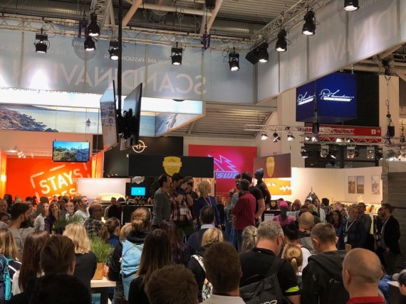 The Scandinavian Outdoor Award in Hall A2. The Scandinavian Outdoor Award in Hall A2.
