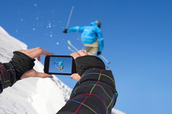 Smartphone Ski Freestyle