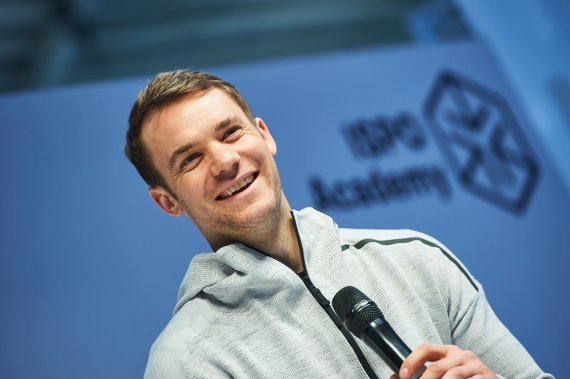 Manuel Neuer at ISPO Munich 2018 Manuel Neuer at ISPO Munich 2018