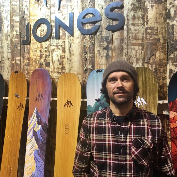 Jeremy Jones auf der ISPO Munich 2018