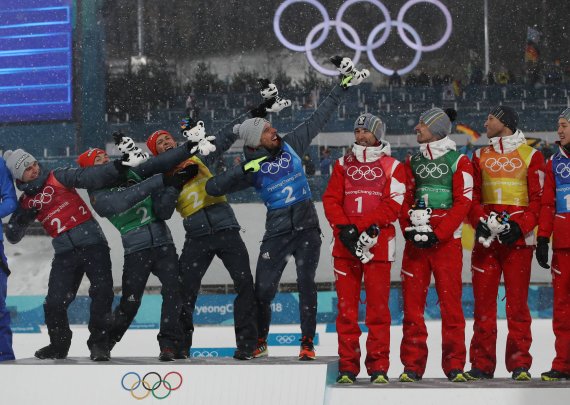 Quelle: Imago Die deutschen Kombinierer sind die Dominierer der Olympischen Spiele in Pyeongchang