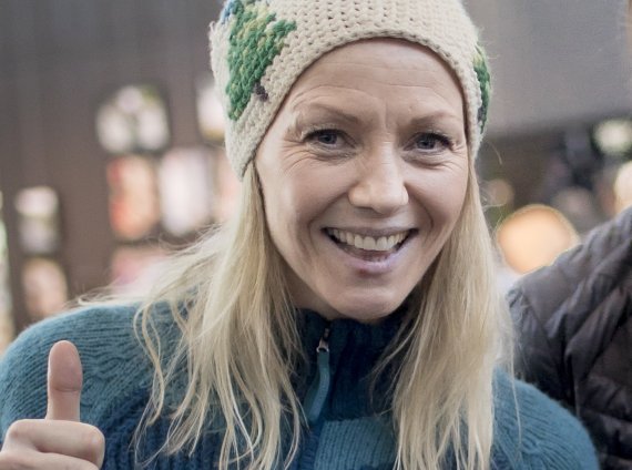 Quelle: Anne Kaiser Kari Traa auf der ISPO Munich
