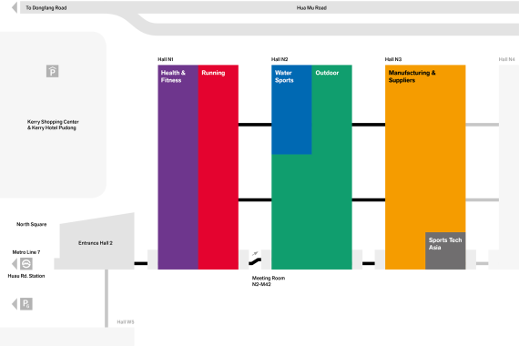 ISPO Shanghai 2018 Hall Plan ISPO Shanghai 2018 Hall Plan