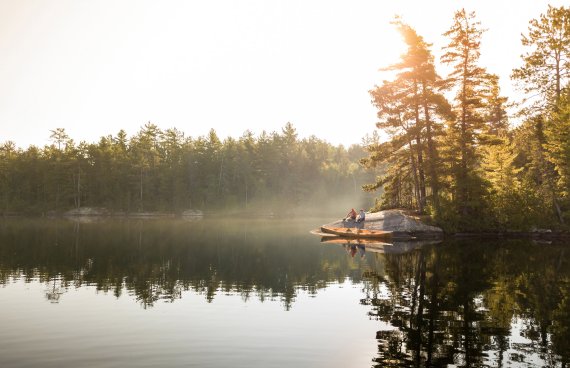 OutDoor by ISPO presents a new forward-looking concept Lake in the forest