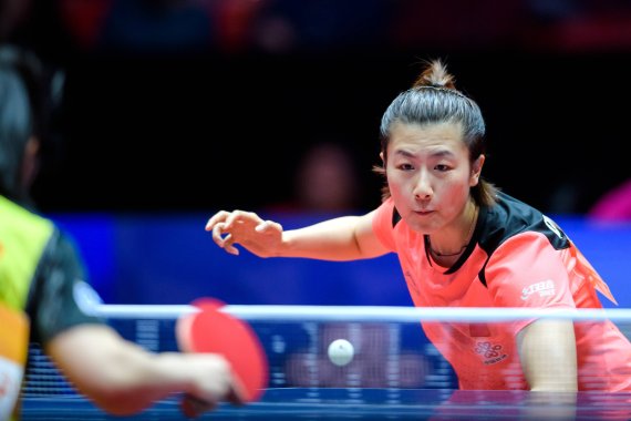 Table tennis player Ding Ning won a medal at the 2012 Olympics. Table tennis player Ding Ning won a medal at the 2012 Olympics.