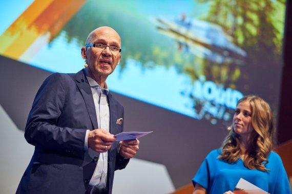 Klaus Dittrich, Vorsitzender der Geschäftsführung und CEO der Messe München Klaus Dittrich, Vorsitzender der Geschäftsführung und CEO der Messe München