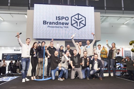 Credit: Messe München GmbH Die Preisträger von ISPO Brandnew auf der ISPO Munich 2018