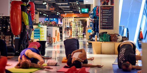 Fitness im Retail Store