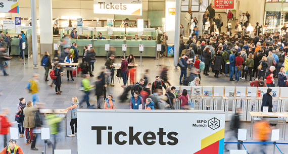 Tickets auf ISPO Munich