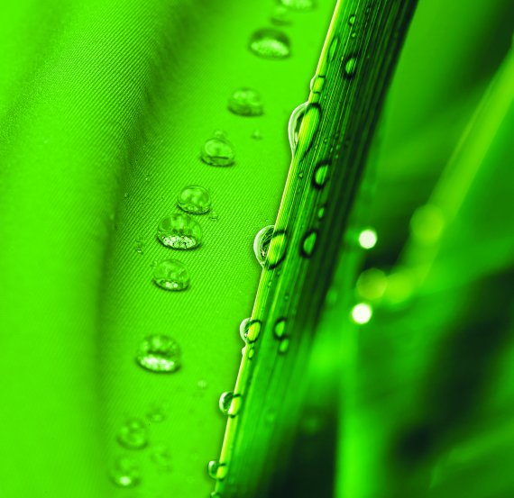 Credit: Schoeller Textil AG 3XDRY-ecorepel Bio is PFC-free, based on renewable resources and bi-products of the food industry.