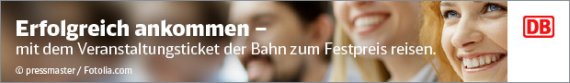 Veranstaltungsticket der Deutschen Bahn Veranstaltungsticket der Deutschen Bahn