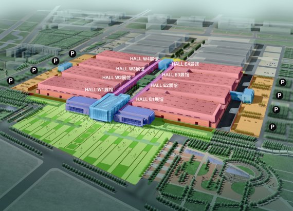 Hall Plan 3D of the New Venue ISPO Beijing Hall Plan 3D of the New Venue ISPO Beijing
