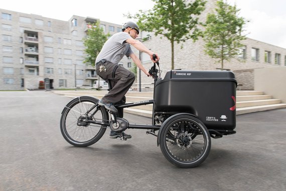 E-Cargo-Bikes könnten in der Stadt das Auto ersetzen.
