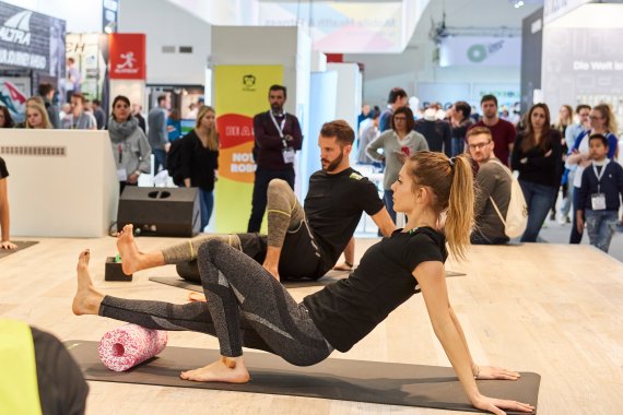 Sportprogramm auf der ISPO Munich