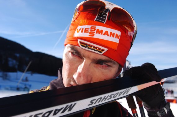 Rene Sommerfeldt hatte schon als Aktiver ein genaues Auge auf seine Skier.