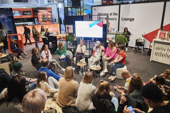 Die ISPO Women's Lounge auf der ISPO Munich 2019.
