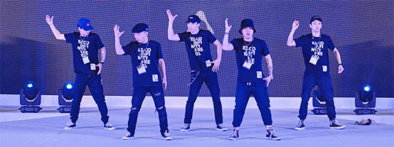 Dance performance on stage Dance performance on stage