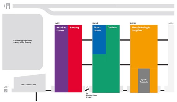 Hall plan ISPO Shanghai 2019 Hall plan ISPO Shanghai 2019