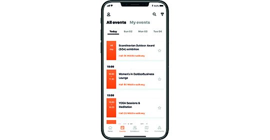 OutDoor by ISPO App OutDoor by ISPO App