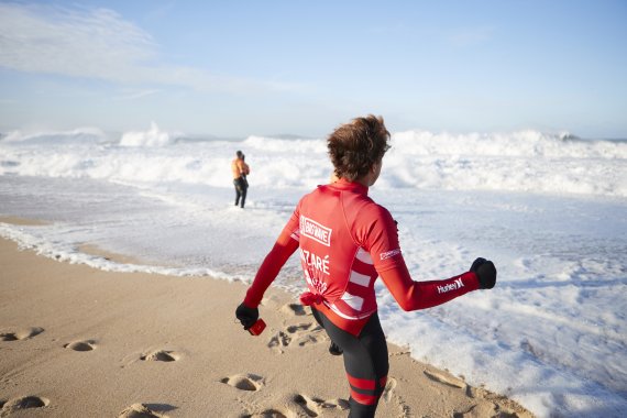 Short break at the beach of Nazaré 