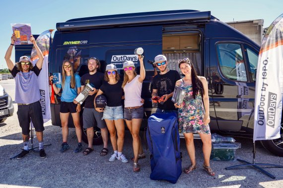 Teilnehmer der Campervan Challenge bei den OutDays Teilnehmer der Campervan Challenge bei den OutDays