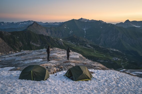 Gletscher am Morgen vertreibt Kummer und Sorgen!