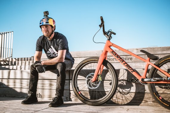 Scot Danny MacAskill has become world famous for his bike tricks.