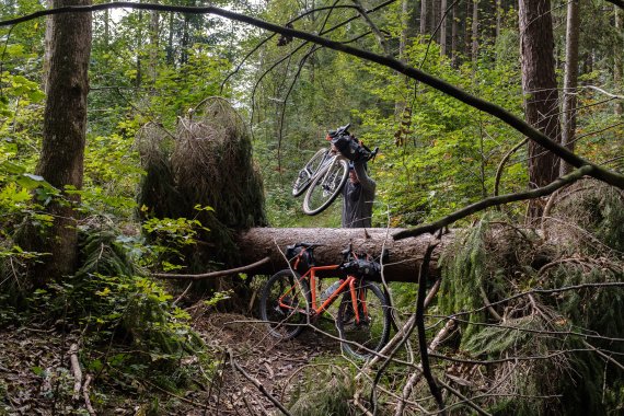 Mit dem Gravelbike auf Umwegen