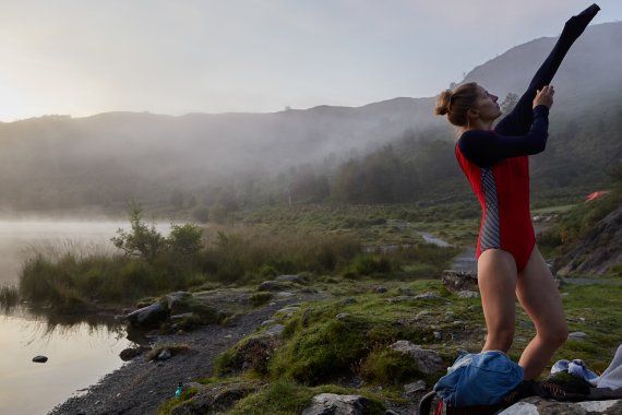 Open water swimmer Anne-Celine Jaeger 