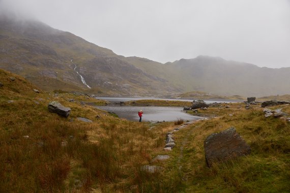 Anne-Celine Jaeger in the Snowdonia National Park